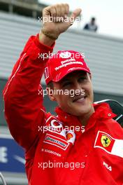 11.07.2004 Silverstone, England, F1, Sunday, July, Michael Schumacher, GER, Ferrari - Formula 1 World Championship, Rd 11, British Grand Prix, Silverstone, GBR