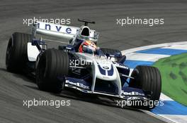 23.07.2004 Hockenheim, Germany,  F1, Friday, Antonio Pizzonia (BRA), BMW Williams F1 FW26 - Formula 1 World Championship, Rd 12, Grosser Mobil 1 Preis von Deutschland, GER, Hockenheimring Baden-Württemberg