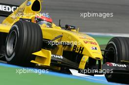 23.07.2004 Hockenheim, Germany,  F1, Friday, Timo Glock (GER), Test driver Jordan Ford EJ14 - Formula 1 World Championship, Rd 12, Grosser Mobil 1 Preis von Deutschland, GER, Hockenheimring Baden-Württemberg