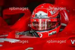 23.07.2004 Hockenheim, Germany, F1, Friday, July, Michael Schumacher, GER, Scuderia Ferrari Marlboro, F2004, Pitlane, Box, Garage - Formula 1 World Championship, Rd 12, Grosser Mobil 1 Preis von Deutschland, GER, Hockenheimring Baden-Württemberg