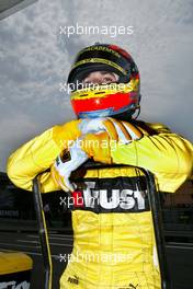 23.07.2004 Hockenheim, Germany, F1, Friday, July, Timo Glock, GER,Test Driver, Jordan  Ford, EJ14, Pitlane, Box, Garage - Formula 1 World Championship, Rd 12, Practice, Grosser Mobil 1 Preis von Deutschland, GER, Hockenheimring Baden-Württemberg