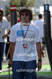 23.07.2004 Hockenheim, Germany, F1, Friday, July, Fernando Alonso, ESP, Renault F1 Team - Formula 1 World Championship, Rd 12, Grosser Mobil 1 Preis von Deutschland, GER, Hockenheimring Baden-Württemberg