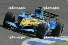 23.07.2004 Hockenheim, Germany, F1, Friday, July, Fernando Alonso, ESP, Mild Seven Renault F1 Team, R24, Action, Track - Formula 1 World Championship, Rd 12, Practice, Grosser Mobil 1 Preis von Deutschland, GER, Hockenheimring Baden-Württemberg