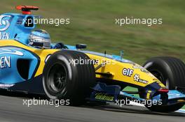 23.07.2004 Hockenheim, Germany,  F1, Friday, Jarno Trulli (ITA), Mild Seven Renault F1 R24 - Formula 1 World Championship, Rd 12, Grosser Mobil 1 Preis von Deutschland, GER, Hockenheimring Baden-Württemberg