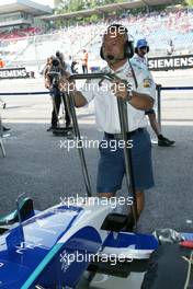 23.07.2004 Hockenheim, Germany, F1, Friday, July, Sergio - Formula 1 World Championship, Rd 12, Practice, Grosser Mobil 1 Preis von Deutschland, GER, Hockenheimring Baden-Württemberg