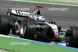 23.07.2004 Hockenheim, Germany,  F1, Friday, David Coulthard (GBR), West McLaren Mercedes MP4-19B - Formula 1 World Championship, Rd 12, Grosser Mobil 1 Preis von Deutschland, GER, Hockenheimring Baden-Württemberg