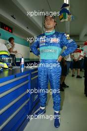 23.07.2004 Hockenheim, Germany, F1, Friday, July, Felipe Massa, BRA, Sauber Petronas, C23, Pitlane, Box, Garage - Formula 1 World Championship, Rd 12, Practice, Grosser Mobil 1 Preis von Deutschland, GER, Hockenheimring Baden-Württemberg