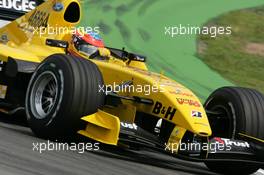 23.07.2004 Hockenheim, Germany,  F1, Friday, Timo Glock (GER), Test driver Jordan Ford EJ14 - Formula 1 World Championship, Rd 12, Grosser Mobil 1 Preis von Deutschland, GER, Hockenheimring Baden-Württemberg