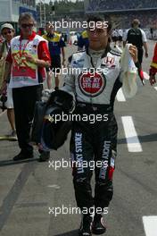 23.07.2004 Hockenheim, Germany, F1, Friday, July, Takuma Sato, JPN,  BAR Honda - Formula 1 World Championship, Rd 12, Practice, Grosser Mobil 1 Preis von Deutschland, GER, Hockenheimring Baden-Württemberg