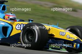 23.07.2004 Hockenheim, Germany,  F1, Friday, Fernando Alonso (ESP), Mild Seven Renault F1 R24 - Formula 1 World Championship, Rd 12, Grosser Mobil 1 Preis von Deutschland, GER, Hockenheimring Baden-Württemberg