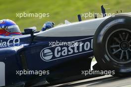 23.07.2004 Hockenheim, Germany, F1, Friday, July, Juan-Pablo Montoya, COL, Juan Pablo, BMW WilliamsF1 Team, FW26, Action, Track  - Formula 1 World Championship, Rd 12, Practice, Grosser Mobil 1 Preis von Deutschland, GER, Hockenheimring Baden-Württemberg