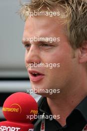 23.07.2004 Hockenheim, Germany, F1, Friday, July, Peter Lauterbach (Moderator, Premiere, TV) - Formula 1 World Championship, Rd 12, Grosser Mobil 1 Preis von Deutschland, GER, Hockenheimring Baden-Württemberg