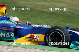 23.07.2004 Hockenheim, Germany,  F1, Friday, Giancarlo Fisichella (ITA), Sauber Petronas C23 - Formula 1 World Championship, Rd 12, Grosser Mobil 1 Preis von Deutschland, GER, Hockenheimring Baden-Württemberg