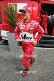 23.07.2004 Hockenheim, Germany,  F1, Friday, Michael Schumacher (GER), Scuderia Ferrari Marlboro, Portrait - Formula 1 World Championship, Rd 12, Grosser Mobil 1 Preis von Deutschland, GER, Hockenheimring Baden-Württemberg