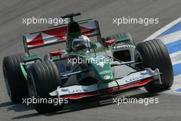 23.07.2004 Hockenheim, Germany, F1, Friday, July, Christian Klien, AUT, Jaguar Racing, R5, Action, Track - Formula 1 World Championship, Rd 12, Practice, Grosser Mobil 1 Preis von Deutschland, GER, Hockenheimring Baden-Württemberg