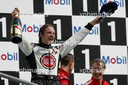 25.07.2004 Hockenheim, Germany, F1, Sunday. July, Jenson Button, GBR, BAR Honda - Formula 1 World Championship, Rd 12, Podium, Grosser Mobil 1 Preis von Deutschland, GER, Hockenheimring Baden-Württemberg