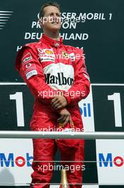 25.07.2004 Hockenheim, Germany, F1, Sunday. July, Michael Schumacher, GER, Ferrari - Formula 1 World Championship, Rd 12, Podium, Grosser Mobil 1 Preis von Deutschland, GER, Hockenheimring Baden-Württemberg