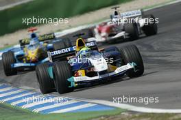 25.07.2004 Hockenheim, Germany, F1, Sunday. July, Felipe Massa, BRA, Sauber Petronas, C23, Track, Action - Formula 1 World Championship, Rd 12, Race, Grosser Mobil 1 Preis von Deutschland, GER, Hockenheimring Baden-Württemberg