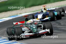 25.07.2004 Hockenheim, Germany, F1, Sunday. July, Mark Webber, AUS, Jaguar - Formula 1 World Championship, Rd 12, Race, Grosser Mobil 1 Preis von Deutschland, GER, Hockenheimring Baden-Württemberg