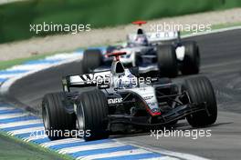 25.07.2004 Hockenheim, Germany, F1, Sunday. July, David Coulthard, GRB, West McLaren Mercedes, MP4-19B, Action, Track - Formula 1 World Championship, Rd 12, Race, Grosser Mobil 1 Preis von Deutschland, GER, Hockenheimring Baden-Württemberg