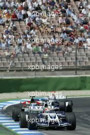 25.07.2004 Hockenheim, Germany, F1, Sunday. July, Antonio Pizzonia, BRA, ( Replacing Ralf Schumacher for this race ) Williams F1 - Formula 1 World Championship, Rd 12, Race, Grosser Mobil 1 Preis von Deutschland, GER, Hockenheimring Baden-Württemberg