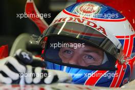 24.07.2004 Hockenheim, Germany, F1, Saturday, July, Jenson Button, GBR, BAR Honda, Portrait  - Formula 1 World Championship, Rd 12, Practice, Grosser Mobil 1 Preis von Deutschland, GER, Hockenheimring Baden-Württemberg