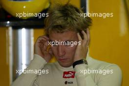 24.07.2004 Hockenheim, Germany, F1, Saturday, July, Nick Heidfeld, GER, Jordan, Portrait  - Formula 1 World Championship, Rd 12, Practice, Grosser Mobil 1 Preis von Deutschland, GER, Hockenheimring Baden-Württemberg