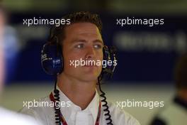 24.07.2004 Hockenheim, Germany, F1, Saturday, July, Ralf Schumacher, GER, BMW WilliamRalf Schumacher, GER, BMW WilliamsF1 Team, FW26, Pitlane, Box, Garage - Formula 1 World Championship, Rd 12, Practice, Grosser Mobil 1 Preis von Deutschland, GER, Hockenheimring Baden-Württemberg