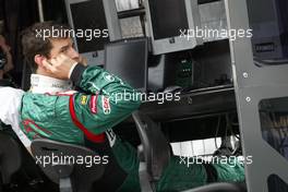 24.07.2004 Hockenheim, Germany, F1, Saturday, July, Mark Webber, AUS, Jaguar - Formula 1 World Championship, Rd 12, Practice, Grosser Mobil 1 Preis von Deutschland, GER, Hockenheimring Baden-Württemberg