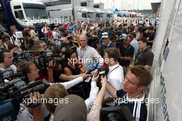 24.07.2004 Hockenheim, Germany, F1, Saturday, July, Press Conference - Ralf Schumacher, GER, BMW WilliamsF1 - Formula 1 World Championship, Rd 12, Grosser Mobil 1 Preis von Deutschland, GER, Hockenheimring Baden-Württemberg