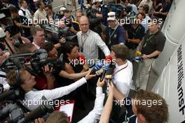 24.07.2004 Hockenheim, Germany, F1, Saturday, July, Press Conference - Ralf Schumacher, GER, BMW WilliamsF1 - Formula 1 World Championship, Rd 12, Grosser Mobil 1 Preis von Deutschland, GER, Hockenheimring Baden-Württemberg