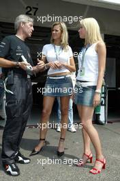 24.07.2004 Hockenheim, Germany, F1, Saturday, July, Girls in the Pit Lane - Formula 1 World Championship, Rd 12, Grosser Mobil 1 Preis von Deutschland, GER, Hockenheimring Baden-Württemberg