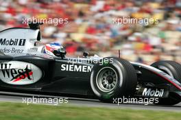 24.07.2004 Hockenheim, Germany,  F1, Saturday, Kimi Raikkonen (FIN), West McLaren Mercedes MP4-19B - Formula 1 World Championship, Rd 12, Grosser Mobil 1 Preis von Deutschland, GER, Hockenheimring Baden-Württemberg