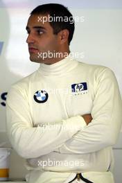 24.07.2004 Hockenheim, Germany, F1, Saturday, July, Juan-Pablo Montoya, COL, Juan Pablo, BMW WilliamsF1 Team, FW26, Pitlane, Box, Garage - Formula 1 World Championship, Rd 12, Practice, Grosser Mobil 1 Preis von Deutschland, GER, Hockenheimring Baden-Württemberg