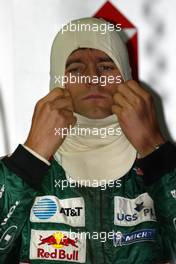 24.07.2004 Hockenheim, Germany, F1, Saturday, July, Mark Webber, AUS, Jaguar Racing, Portrait  - Formula 1 World Championship, Rd 12, Practice, Grosser Mobil 1 Preis von Deutschland, GER, Hockenheimring Baden-Württemberg