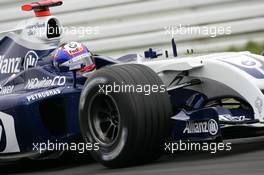 24.07.2004 Hockenheim, Germany,  F1, Saturday, Juan-Pablo Montoya (COL), BMW Williams F1 FW26 - Formula 1 World Championship, Rd 12, Grosser Mobil 1 Preis von Deutschland, GER, Hockenheimring Baden-Württemberg