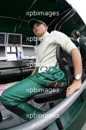 24.07.2004 Hockenheim, Germany, F1, Saturday, July, Christian Klien, AUT, Jaguar Racing, Portrait - Formula 1 World Championship, Rd 12, Practice, Grosser Mobil 1 Preis von Deutschland, GER, Hockenheimring Baden-Württemberg