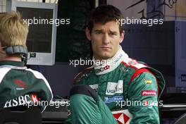 24.07.2004 Hockenheim, Germany, F1, Saturday, July, Mark Webber, AUS, Jaguar Racing, Portrait  - Formula 1 World Championship, Rd 12, Practice, Grosser Mobil 1 Preis von Deutschland, GER, Hockenheimring Baden-Württemberg