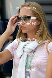 24.07.2004 Hockenheim, Germany,  F1, Saturday, Nice girl in the paddock - Formula 1 World Championship, Rd 12, Grosser Mobil 1 Preis von Deutschland, GER, Hockenheimring Baden-Württemberg