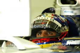 24.07.2004 Hockenheim, Germany, F1, Saturday, July, Juan-Pablo Montoya, COL, BMW WilliamsF1 - Formula 1 World Championship, Rd 12, Practice, Grosser Mobil 1 Preis von Deutschland, GER, Hockenheimring Baden-Württemberg