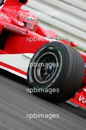 24.07.2004 Hockenheim, Germany,  F1, Saturday, Michael Schumacher (GER), Scuderia Ferrari Marlboro F2004 - Formula 1 World Championship, Rd 12, Grosser Mobil 1 Preis von Deutschland, GER, Hockenheimring Baden-Württemberg