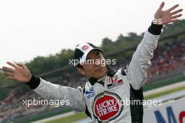 25.07.2004 Hockenheim, Germany, F1, Sunday. July, Takuma Sato, JPN,  BAR Honda - Formula 1 World Championship, Rd 12, Grosser Mobil 1 Preis von Deutschland, GER, Hockenheimring Baden-Württemberg