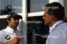 25.07.2004 Hockenheim, Germany, F1, Sunday. July, Antonio Pizzonia, BRA, Williams F1, Mario Theissen, Dr., GER, BMW Motorsport Director, Portrait - Formula 1 World Championship, Rd 12, Grosser Mobil 1 Preis von Deutschland, GER, Hockenheimring Baden-Württemberg