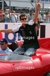 25.07.2004 Hockenheim, Germany,  F1, Sunday, Driver parade, Mark Webber (AUS), Jaguar Racing, Portrait - Formula 1 World Championship, Rd 12, Grosser Mobil 1 Preis von Deutschland, GER, Hockenheimring Baden-Württemberg