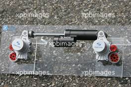 25.07.2004 Hockenheim, Germany, F1, Sunday. July, new suspension system from ZF SACHS for the Ferrari cars - Formula 1 World Championship, Rd 12, Grosser Mobil 1 Preis von Deutschland, GER, Hockenheimring Baden-Württemberg