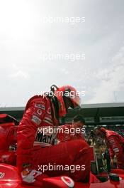 25.07.2004 Hockenheim, Germany, F1, Sunday. July, Michael Schumacher, GER, Ferrari - Formula 1 World Championship, Rd 12, Grosser Mobil 1 Preis von Deutschland, GER, Hockenheimring Baden-Württemberg