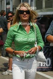 25.07.2004 Hockenheim, Germany, F1, Sunday. July, Corina Schumacher, GER, Corinna, wife of Michael Schumacher, Portrait   - Formula 1 World Championship, Rd 12, Grosser Mobil 1 Preis von Deutschland, GER, Hockenheimring Baden-Württemberg