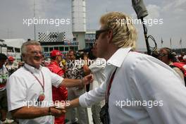 25.07.2004 Hockenheim, Germany, F1, Sunday. July, Willi Weber, GER, Driver - Manager, Portrait and BORIS BECKER - Formula 1 World Championship, Rd 12, Grosser Mobil 1 Preis von Deutschland, GER, Hockenheimring Baden-Württemberg