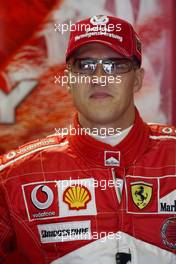 13.08.2004 Budapest, Hungary, F1, Friday, August, Michael Schumacher, GER, Ferrari - Formula 1 World Championship, Practice, Rd 13, Hungarian Grand Prix, HUN, Hungaroring