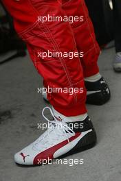 10.09.2004 Monza, Italy F1, Friday, September, Michael Schumacher, GER, Ferrari Puma Boots - Formula 1 World Championship, Rd 15, Italian Grand Prix, ITA, Italy